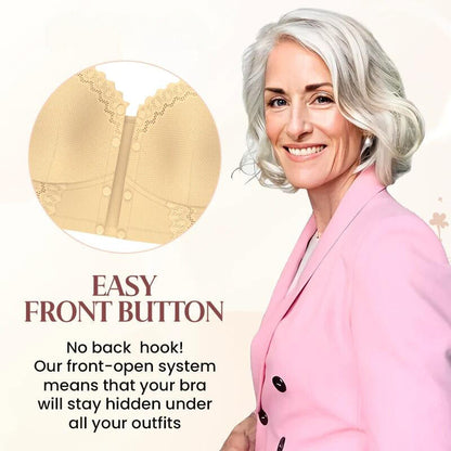 Front Closure Breathable Bra